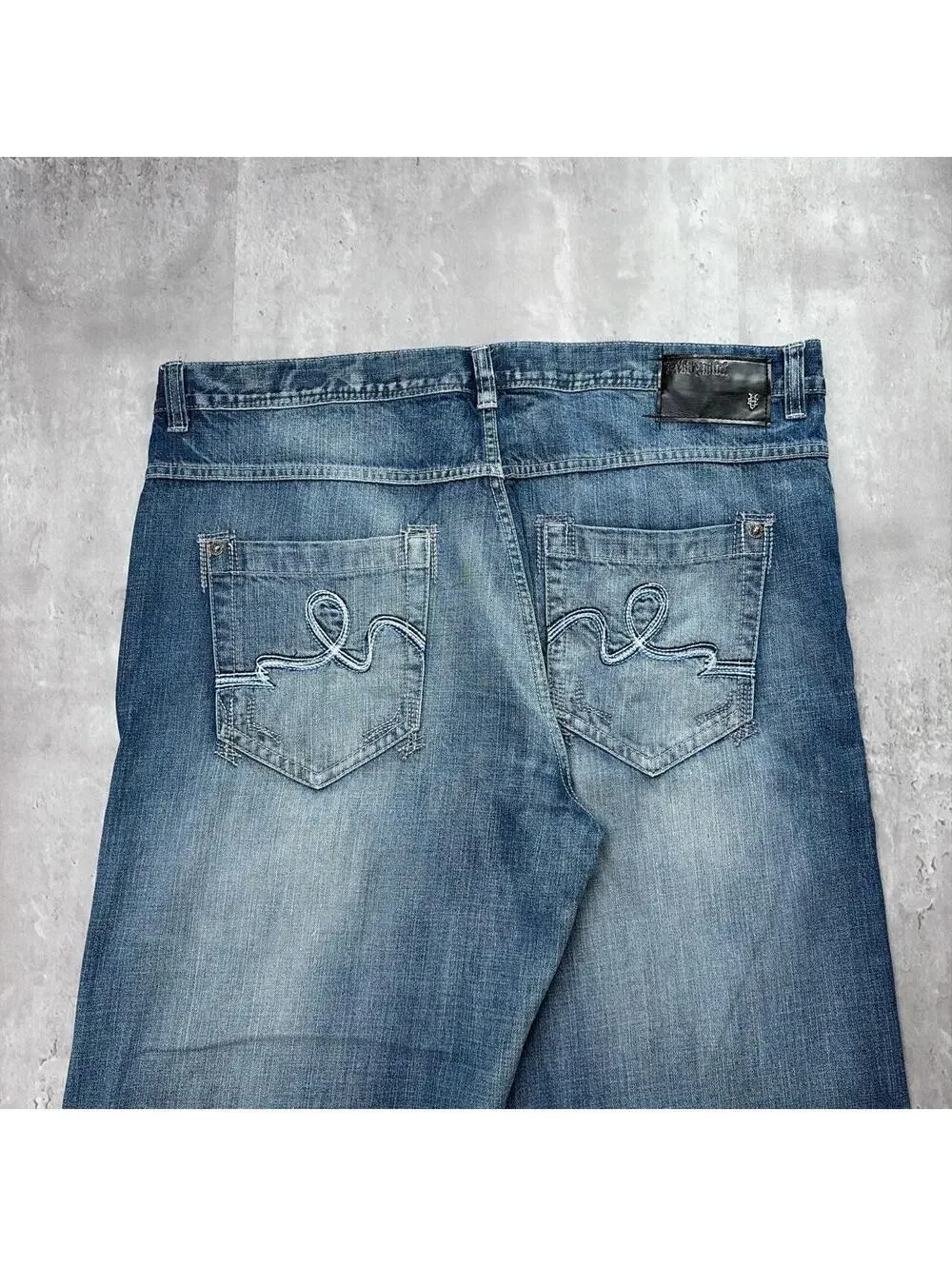 Y2K Ecko Unltd Grunge Baggy Skater Denim Jeans